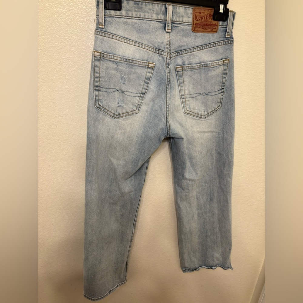 Lucky Brand Light Blue Boyfriend Jeans - Picture 2 of 6